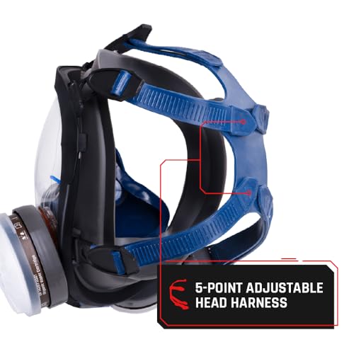 PT-100 Full Face Gas Mask with Filters - Image 4