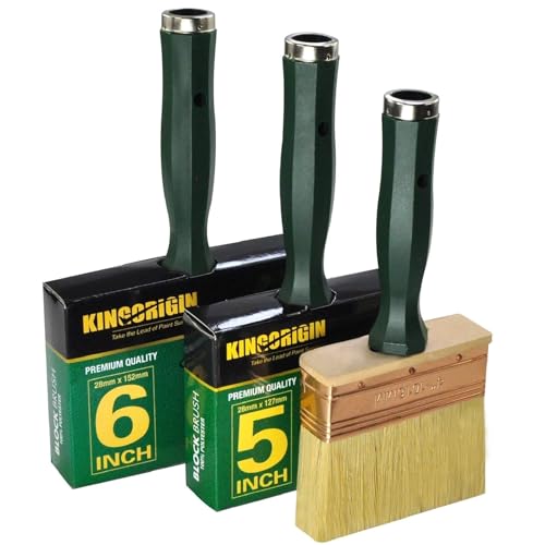 Kingorigin Deck Stain Brush Set, 3 Pack