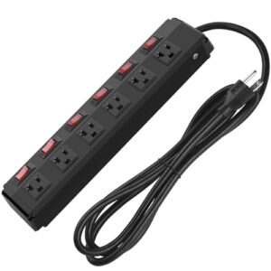 CCCEI Power Strip with 6 Outlets, Switches