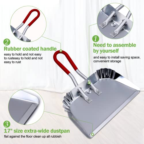 TOP DOG 17" Heavy Duty Metal Dustpan - Image 4