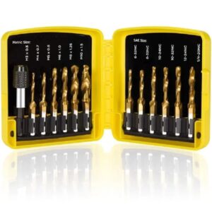 3-in-1 Titanium Drill Tap Bit Set