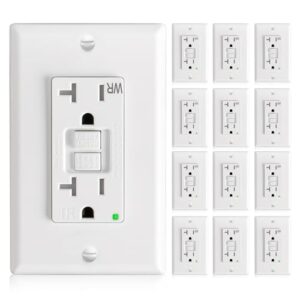 Amico 20 Amp GFCI Outlet 12 Pack