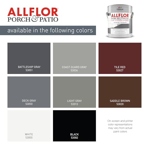 California Paints Allflor Floor Enamel Saddle Brown - Image 4