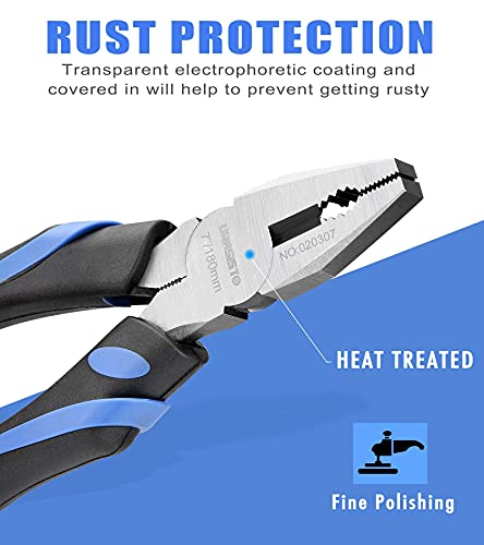 URASISTO 6-Inch Heavy Duty Pliers - Image 4