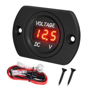 DaierTek Waterproof 12V Voltage Meter