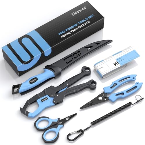 Sidomma Fishing Gear Kit with Pliers and Knife