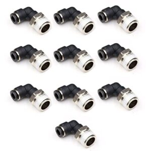 1/4" OD Push Connect Air Fittings 5-Pack