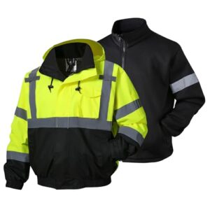 SKSAFETY 3-in-1 Waterproof High Visibility Jacket