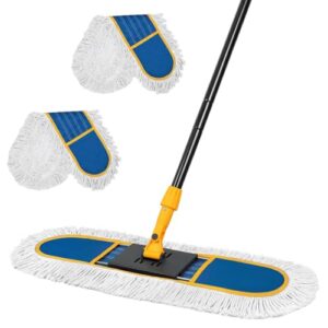 24" Dust Mop for Hardwood Floors, 2 Pads