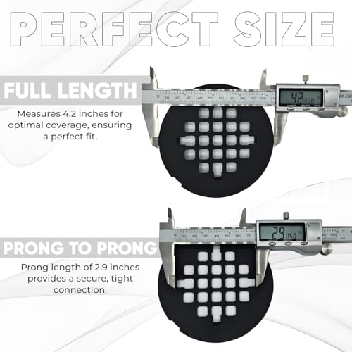 LXLOTUS 4.25" Chrome Shower Drain Cover - Image 5