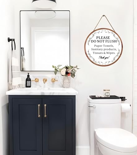 Vintage Warning Sign: No Paper Towels & Wipes - Image 5