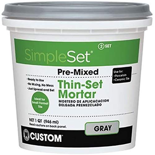 SimpleSet Pre-Mixed Thin-Set Mortar 1 Quart