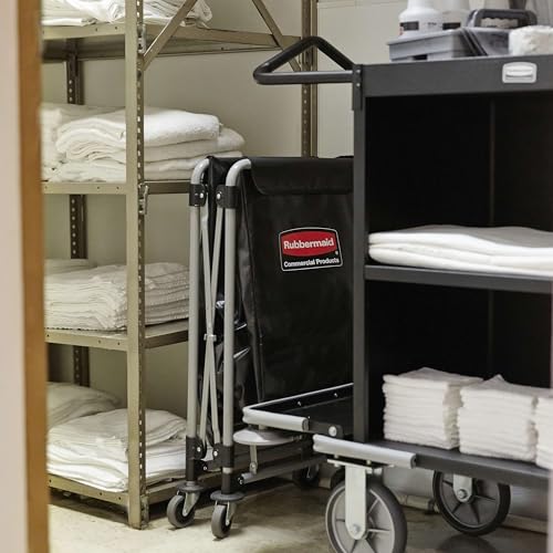 Rubbermaid Commercial 4 Bushel Laundry Cart - Image 6