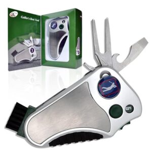 6-in-1 Golf Multitool: Cleaner, Marker, Counter