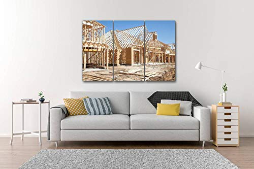 Framed Canvas Art: Modern Lumber Home Decor - Image 4