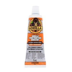 Gorilla Max Strength Waterproof Construction Adhesive