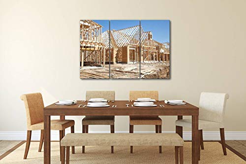 Framed Canvas Art: Modern Lumber Home Decor - Image 3