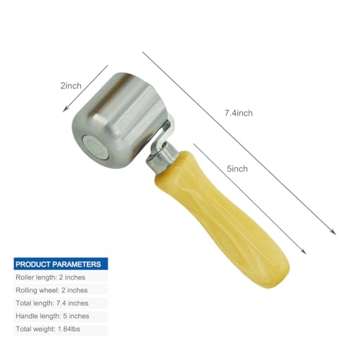 2" Steel Seam Roller for Roofing - Image 2