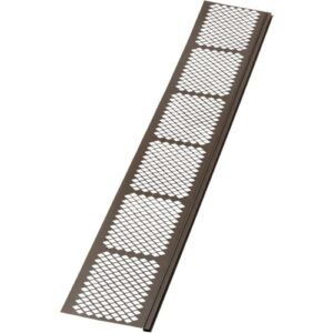 Amerimax 3ft Plastic Gutter Guard, Brown