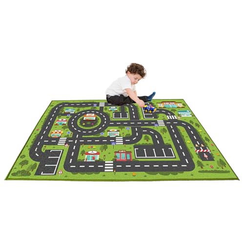 Kids Road Rug, 2'7" x 3'11" - Image 5