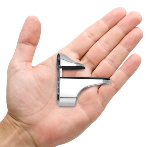 QWORK 8 Pack Adjustable Glass Shelf Bracket - Image 4