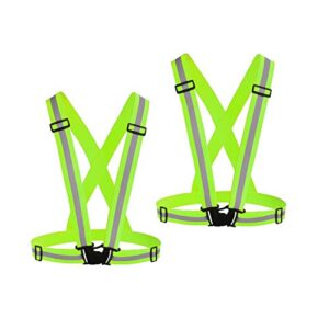 Chiwo Reflective Safety Vest 2-Pack Green