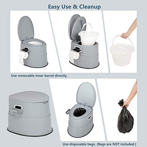 VINGLI Portable Toilet for Camping and Emergencies - Image 5