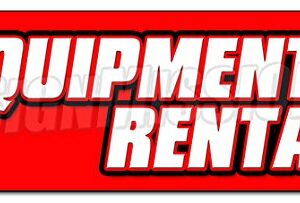 Equipment Rental: Tools, Lifts, Party Supplies
