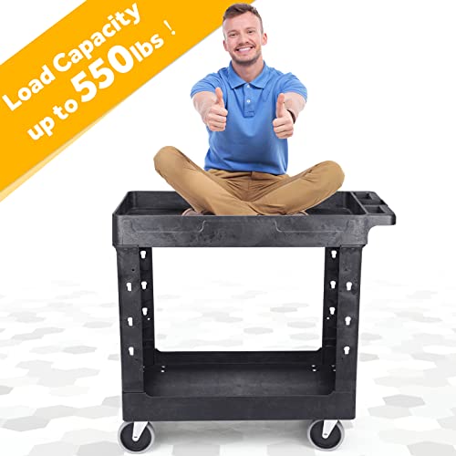 ELAFROS Heavy Duty Utility Cart 34x17" 550 lbs - Image 6