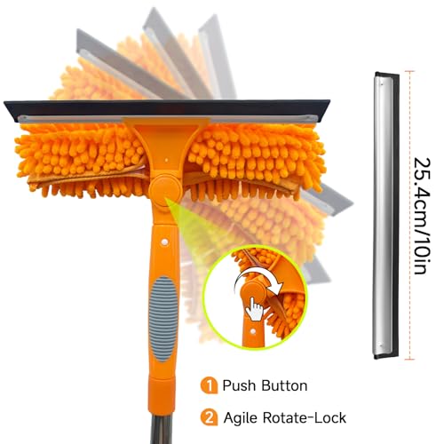 67" Squeegee Window Cleaner 2-in-1 Kit - Image 2