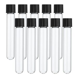 PATIKIL Glass Test Tubes - 10 Pack