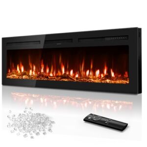 60 Inch Electric Fireplace Wall Mounted Heater