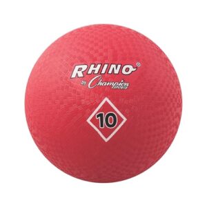 Champion Sports 10 Inch Red Playground Ball
