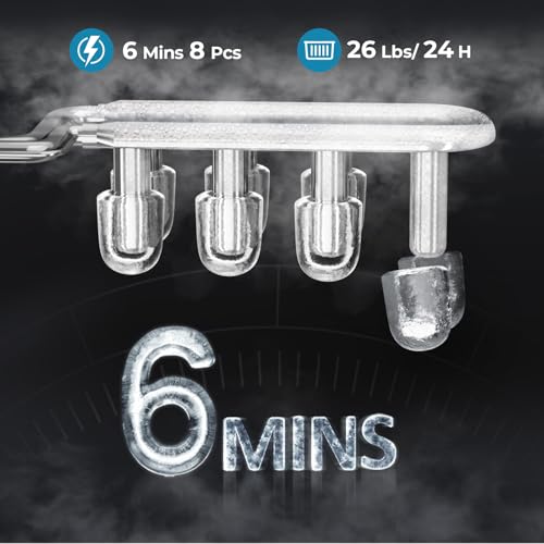 Portable Ice Maker, 26 lbs/Day, 2 Sizes - Image 4