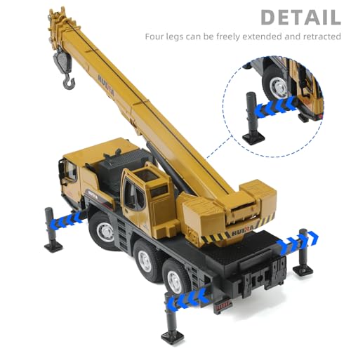 SHINESIGNAL 1/50 Metal Crane Truck Toy - Image 6