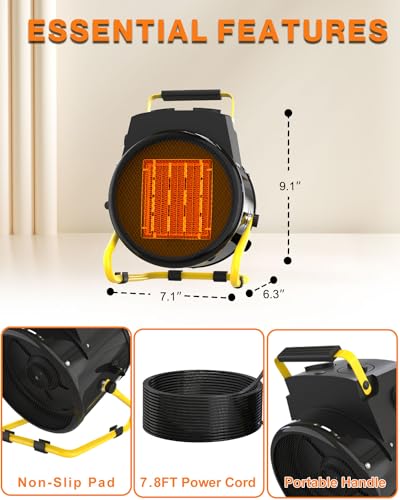 Buyplus 1500W Outdoor Heater with Overheat Protection - Image 6