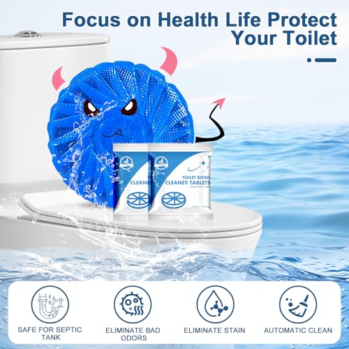 Blue Toilet Bowl Cleaner Tablets - 30 Tabs - Image 2