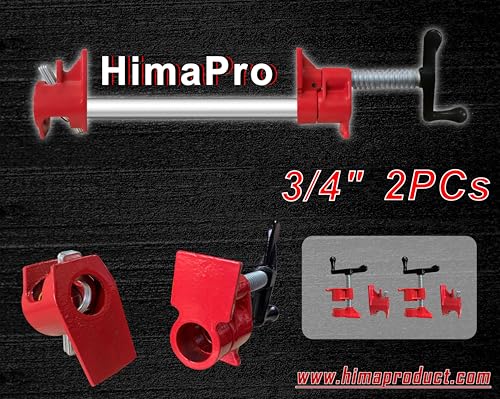 HimaPro 2-Pack H-Style Pipe Clamps Set - Image 5