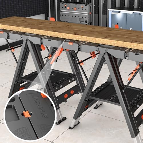 LARBANKE 2-in-1 Portable Folding Work Table - Image 5