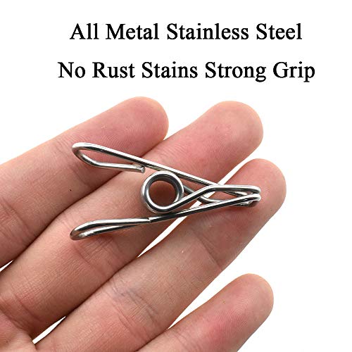HAHIYO Metal Clothespins Chip Clips 30 Pack - Image 4