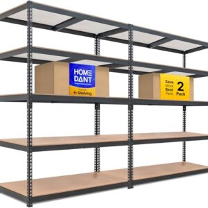 HOMEDANT 5-Tier Heavy Duty Metal Shelving Unit