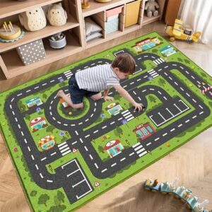 Kids Road Rug, 2'7" x 3'11"