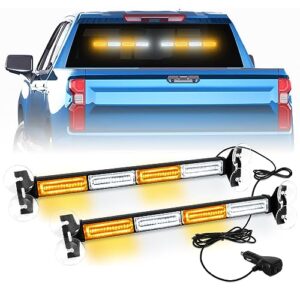 LRTER 2-in-1 Emergency Strobe Light Bar