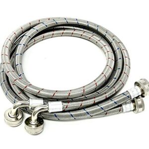 Premium Stainless Steel Washing Machine Hoses 6 FT