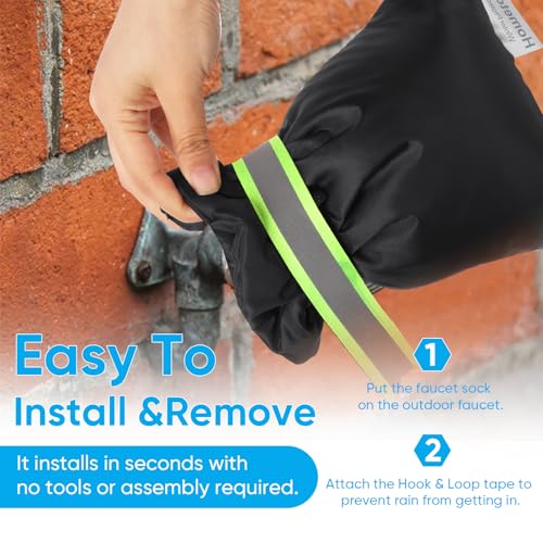 2Pack Outdoor Faucet Covers for Winter - Image 4