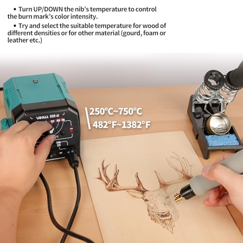 YIHUA 939 III Dual Pen Pyrography Tool - Image 5
