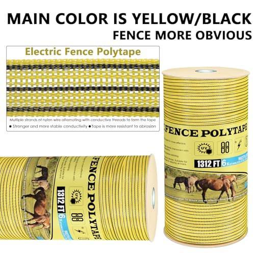 LIFENCE Electric Fence PolyTape 400m 6 Conductors - Image 2