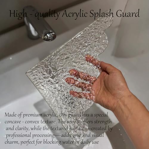 MIOIO Acrylic Shower Splash Guards, 2-Pack - Image 6