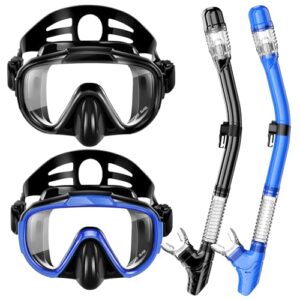 Zipoute Snorkel Set for Adults with Anti-Fog
