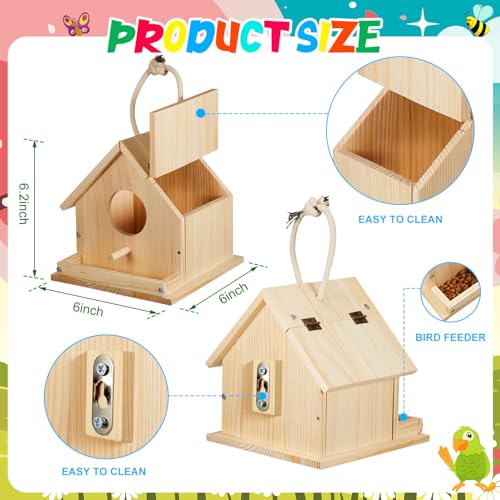 Liliful DIY Birdhouse Kit with Paints - Image 3
